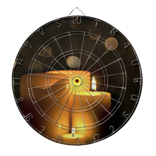 Decorative Votive Candles Dartboard (Front)
