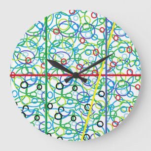 Decorative Wall Clock for Bedroom or Bathroom