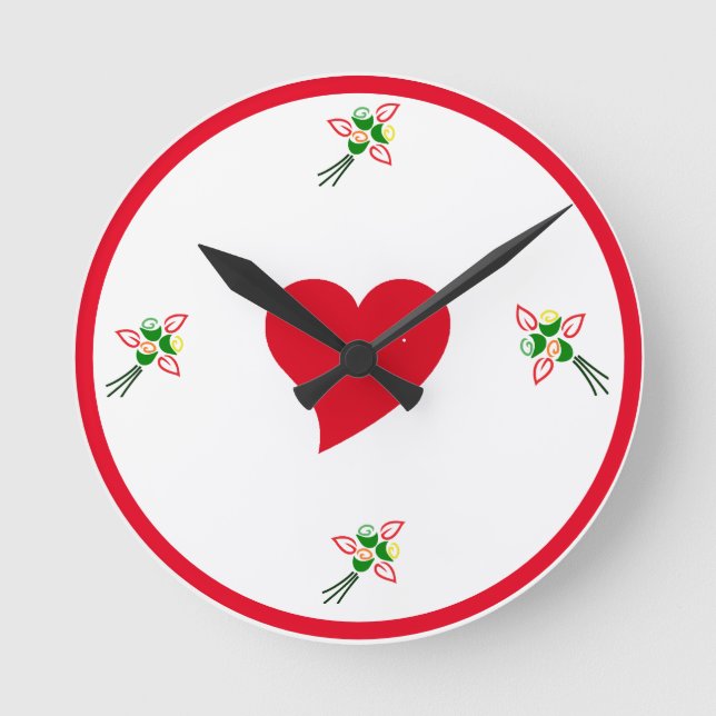 Decorative Wall Clock for Living Room or Bedroom (Front)