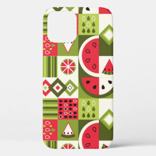 Decorative Watermelon Elements Art Print iPhone 12 Case
