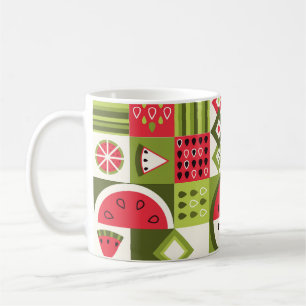 Decorative Watermelon Elements Art Print Coffee Mug