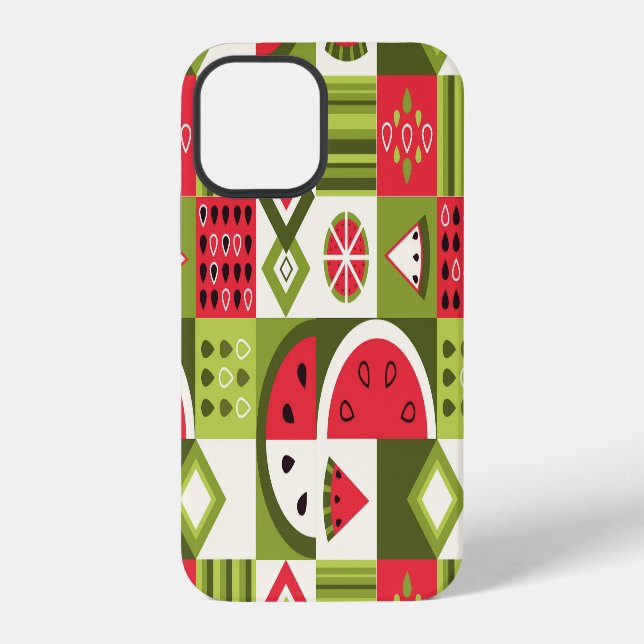 Decorative Watermelon Elements Art Print iPhone Case (Back)