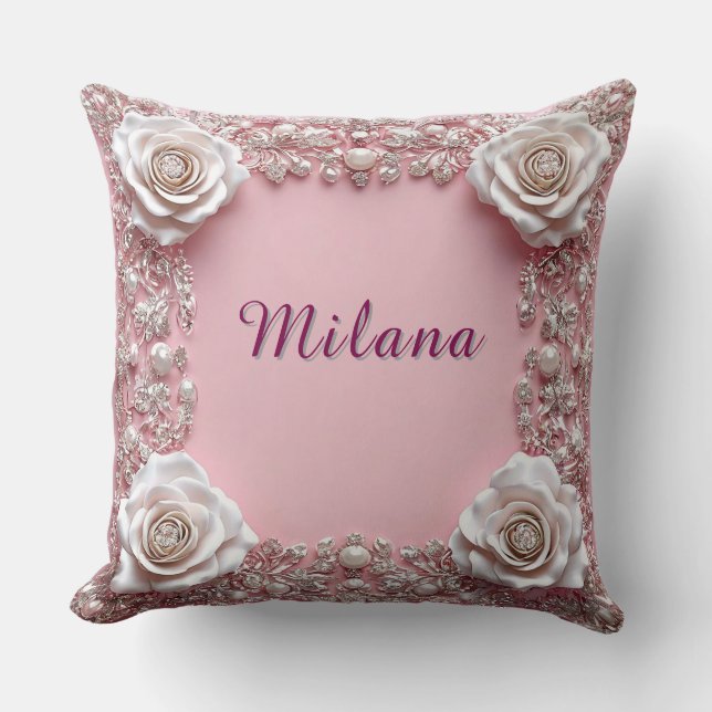Decorative wedding frame cushion (Front)