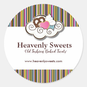 Decorative Whimsical Fun Bakery Labels