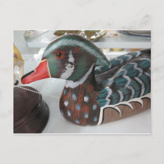Decorative Wood Duck Postcard