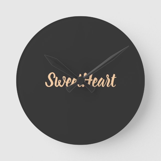 Decors wall art round clock (Front)