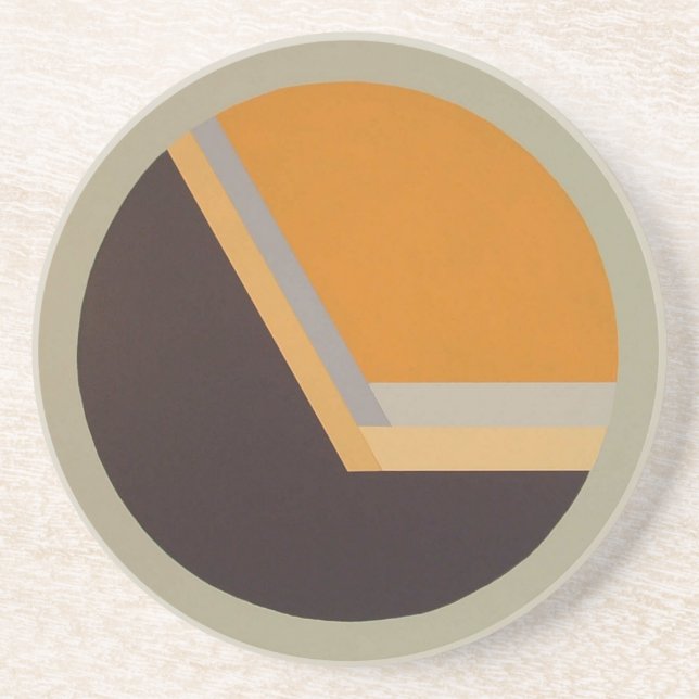 DecoSphere coaster (tangerine) (Front)