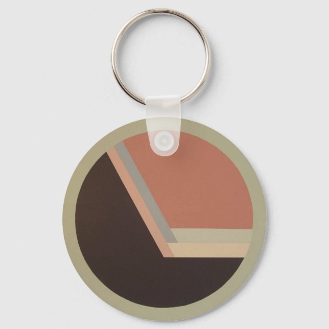 DecoSphere keychain (mauve/black) (Front)