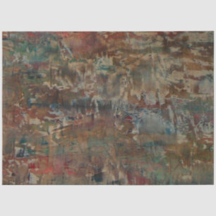 Decoupage Abstract Faux Finish Earthy Tones Tissue Paper