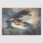 Decoupage American Indian Horse Painting