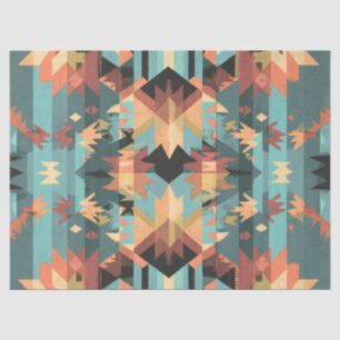 Decoupage American Indian Textile Art  Tissue Paper