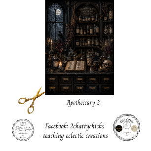 Decoupage Apothecary Potion Room Tissue Paper