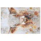 Decoupage Artistic Painting Oil Highland Cow