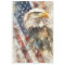 Decoupage Bald Eagle American Flag Pride