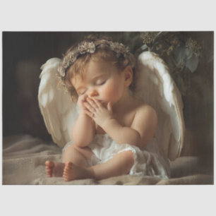 Decoupage Cherubic Baby Angelic Wings Tissue Paper