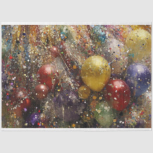 Decoupage Confetti Jubilee At The Big Top Circus Tissue Paper