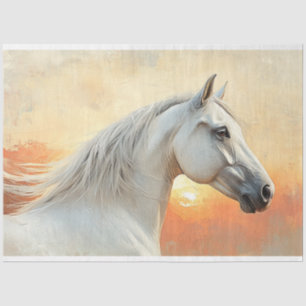 Decoupage Contemporary Horse Digital Art  Tissue Paper