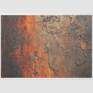 Decoupage Copper Patina Faux Finish Tissue Paper