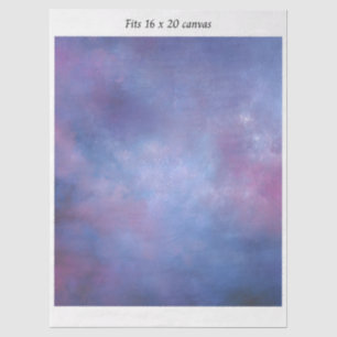 Decoupage Cosmic Nebula Backdrop Mermaid 16x20 Tissue Paper