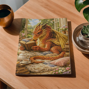 Decoupage Cozy Reading Dragon Tissue Paper