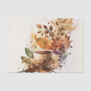 Decoupage crafters coffee lovers  tissue paper