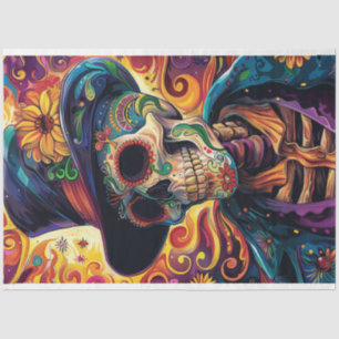 Decoupage Day of Dead Celebration Mexico  Tissue Paper