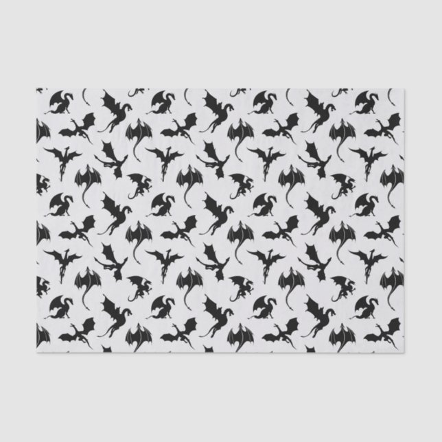 Decoupage Dragon Tissue Paper (Front)