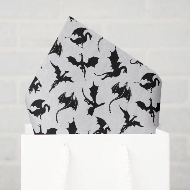 Decoupage Dragon Tissue Paper (Gift Bag)