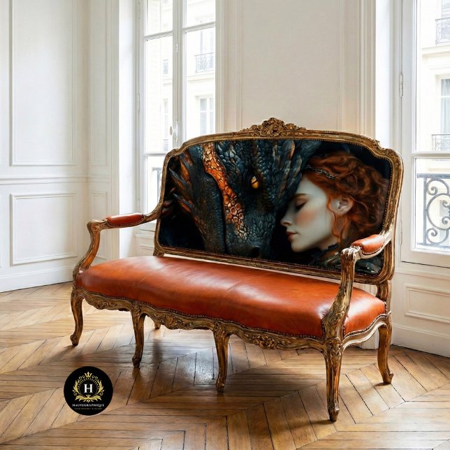 Decoupage Dragon Warrior Woman  Tissue Paper (Creator Uploaded)