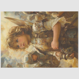 Decoupage Easter David Wearing God's Armour Tissue Paper