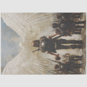 Decoupage Easter Morning Children Jesus Arose Tissue Paper