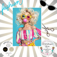Decoupage Fashionable Chic Bold Stripes & Dots 