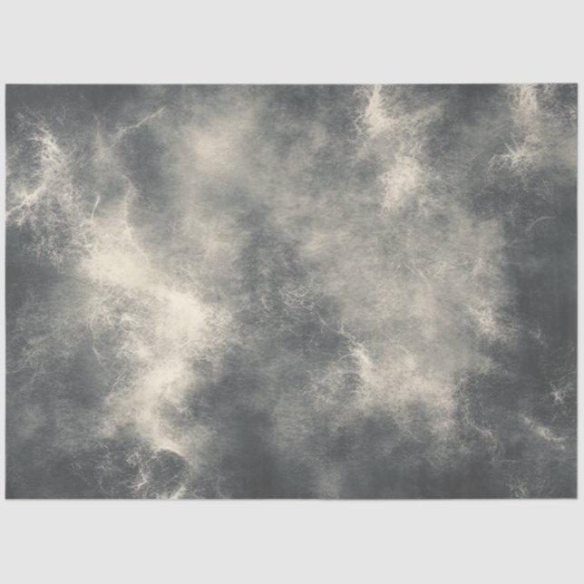 Decoupage Faux Cloudy Grey Web Texture Background  Tissue Paper (Front)
