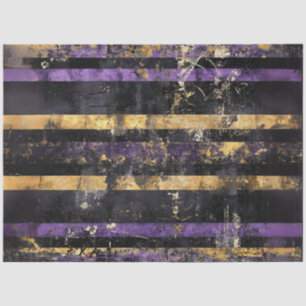 Decoupage Faux Finish Match Purple/Gold Leopard Tissue Paper