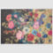 Decoupage Floral Fantasy Flowers Gold Black L 131