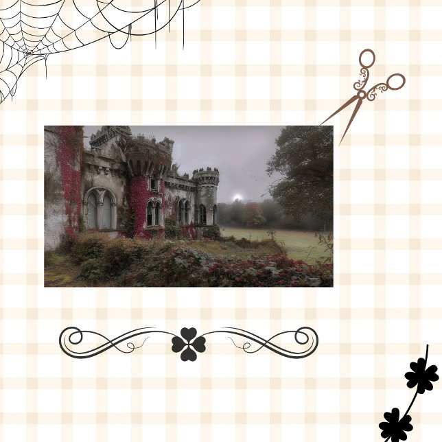 Decoupage Forgotten Castly Ireland & Mystery  Tissue Paper (Creator Uploaded)