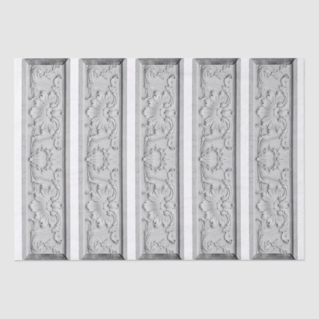 Decoupage French Frieze Palmette Scroll Furniture  Tissue Paper (Front)