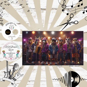 Decoupage Hip Hop Dog Band Fur Feathers Funk Tissue Paper