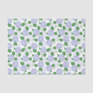 Decoupage Hydrangeas Watercolor Blue Tissue Paper