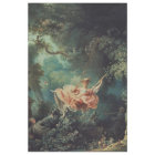 Decoupage Iconic Fragonard Painting in Garden