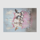 Decoupage Jersey Cows in Bubble Bath Pink Tub