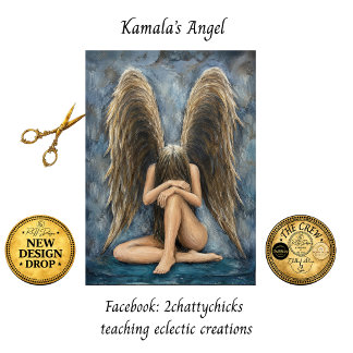 Decoupage Kamala's Angel The Watcher Tissue Paper