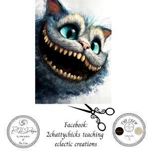 Decoupage Mischievous Storybook Cat Fantasy Tissue Paper
