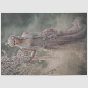 Decoupage Mystical Woman of Grace Timeless Charm Tissue Paper