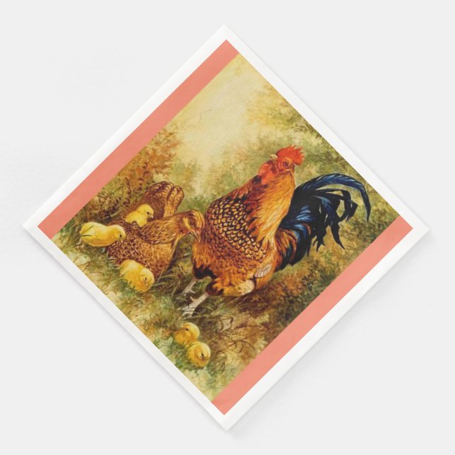 Decoupage Napkin (Corner)