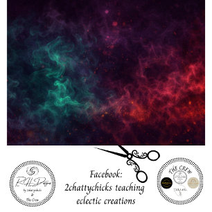 Decoupage Nebula Wonderland Galaxy Fantasy Colors Tissue Paper
