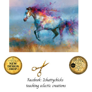 Decoupage Painted Horse Collection Bold Colour Tissue Paper