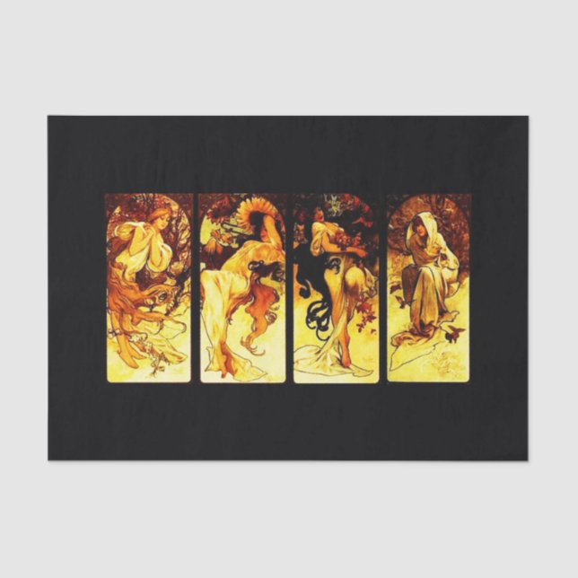 Decoupage Paper 10"x15" - Alphonse Mucha 24 (Front)