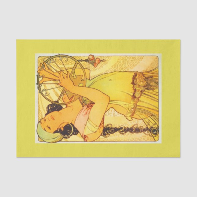 Decoupage Paper 10"x15" - Alphonse Mucha 46 (Front)