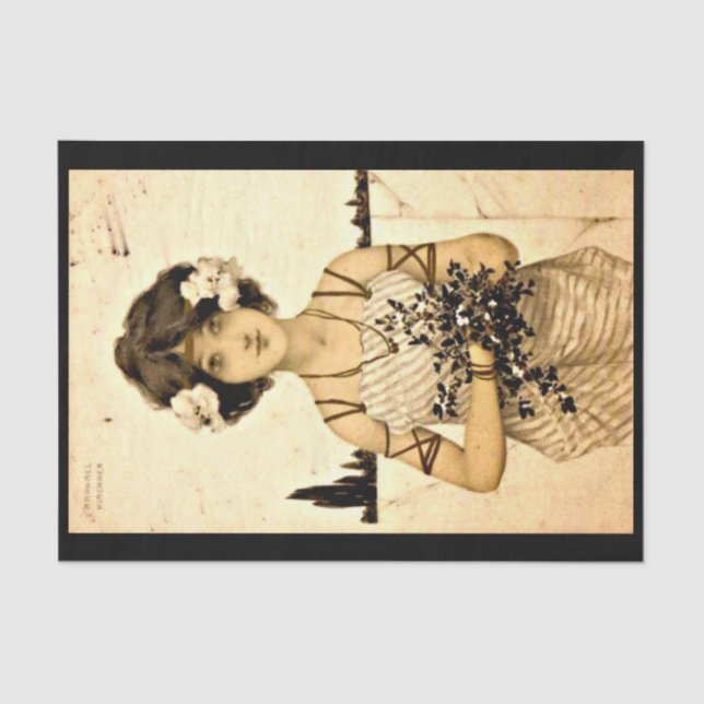 Decoupage Paper 10"x15" - Raphael Kirchner 15 (Front)